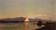 Francis A.Silva Kingston Point Hudson River Spain oil painting artist